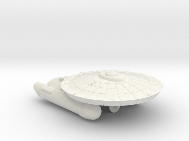 3125 Scale Federation Priority Transport, No Pods in White Natural Versatile Plastic
