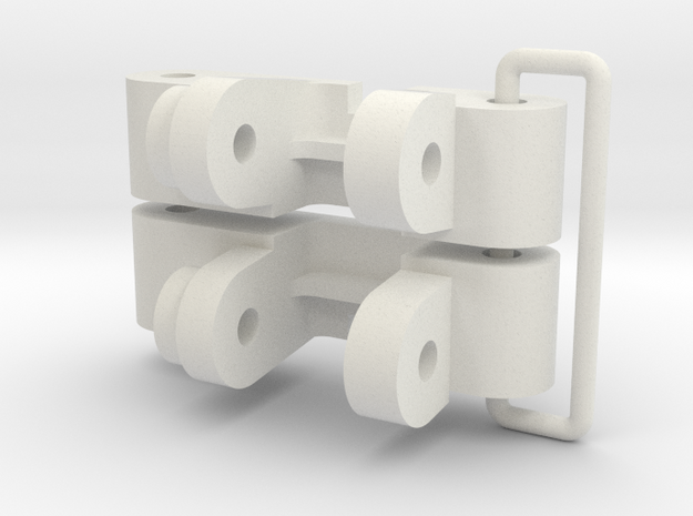 tamiya falcon front suspension upright set in White Natural Versatile Plastic