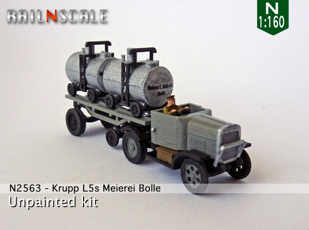 Krupp L5s  Meierei C. Bolle (N 1:160) in Tan Fine Detail Plastic