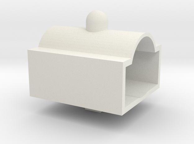 Wooden Train Boiler V7 (Build Your Own Engine) in White Natural Versatile Plastic