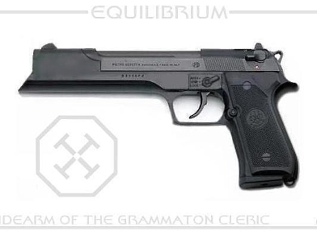 Equilibrium custom Berretta 92FS handgun 1:6 in Tan Fine Detail Plastic