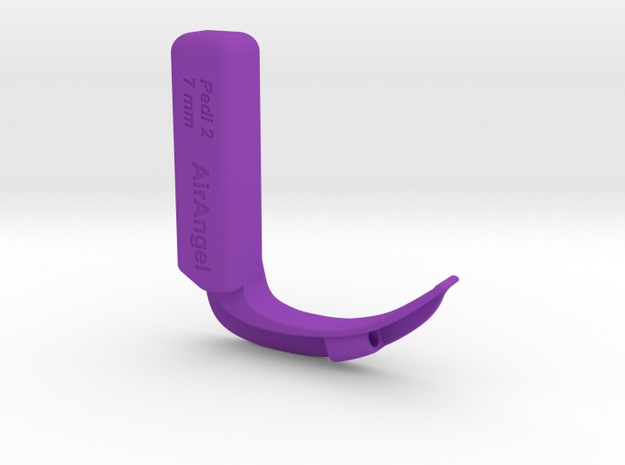 AirAngel Pedi 2 (7 mm) in Purple Processed Versatile Plastic