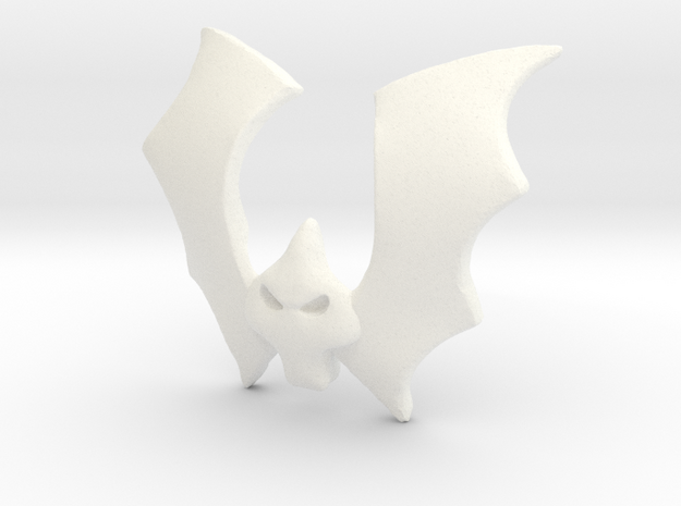 Horde Emblem VINTAGE/Origins in White Processed Versatile Plastic