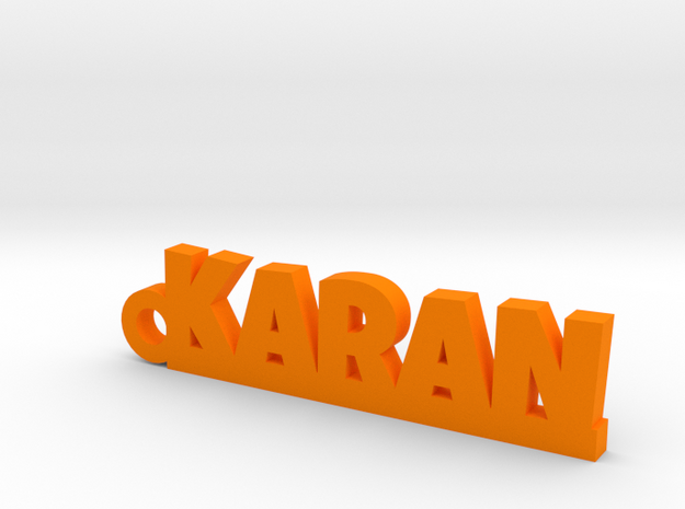 KARAN_keychain_Lucky in Orange Processed Versatile Plastic