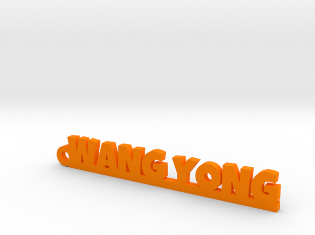 WANG YONG_keychain_Lucky in Orange Processed Versatile Plastic