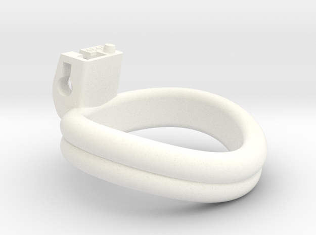 Cherry Keeper Ring - 48x47mm Double (~47.5mm) in White Processed Versatile Plastic