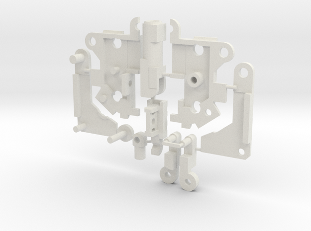 Emplacement Gun Tape V2 COMBAT System Compatible in White Natural Versatile Plastic