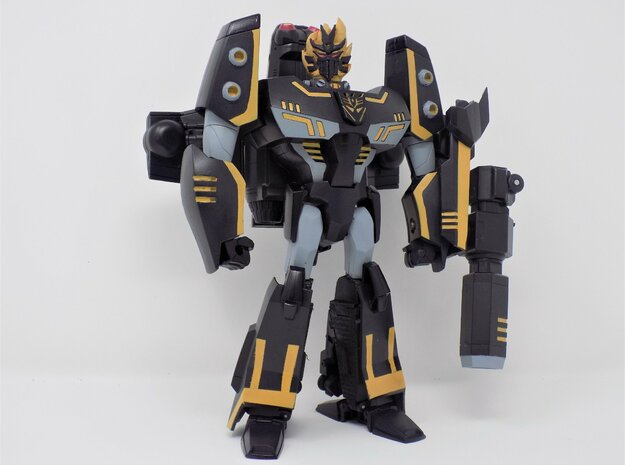 Transformers Animated The Fallen head for leader c in Smooth Fine Detail Plastic