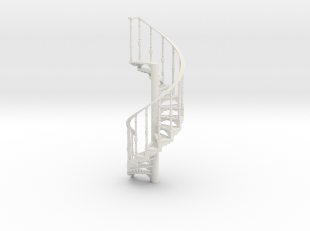 s-35-spiral-stairs-market-lh-1a in White Natural Versatile Plastic