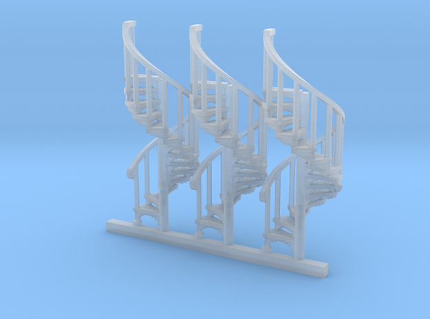 s-100fs-spiral-stairs-market-x3 in Smooth Fine Detail Plastic