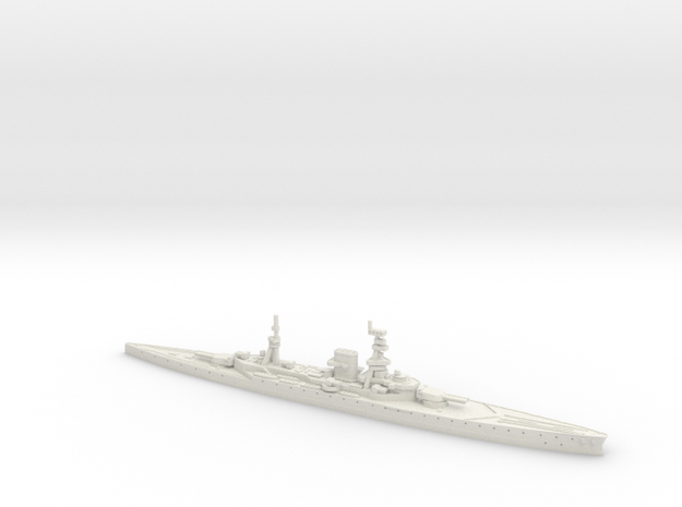 HMS Courageous (As Built) 1/1250 in White Natural Versatile Plastic