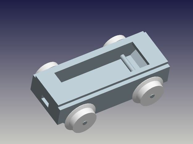 DSB 57 Rollrahmen TT 1:120 in Black PA12