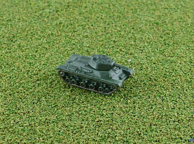 Sovjet T-50 Light Tank 1/285 6mm in Tan Fine Detail Plastic