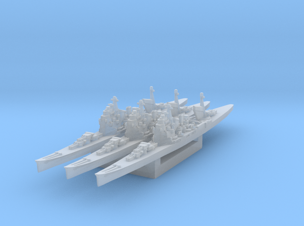 Takao class cruiser 1/4800 in Tan Fine Detail Plastic