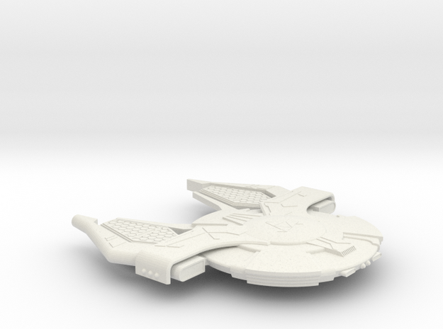3125 Scale Andromedan X-Ship X-Conquistador SRZ in White Natural Versatile Plastic