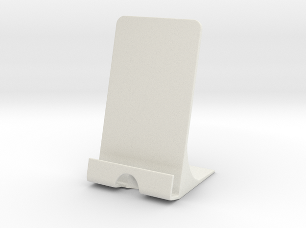 Smartphone Holder in White Natural Versatile Plastic