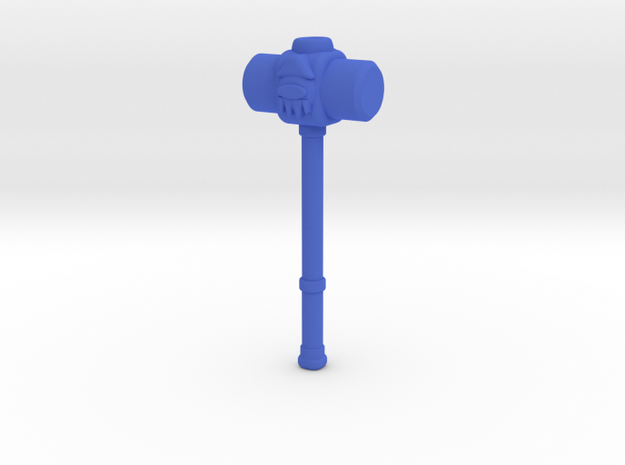 Hammer of the Ninja in Blue Processed Versatile Plastic