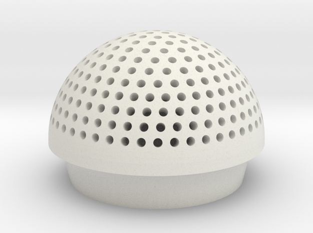 Hi-efficiency aquarium filter strainer diam=24mm in White Natural Versatile Plastic