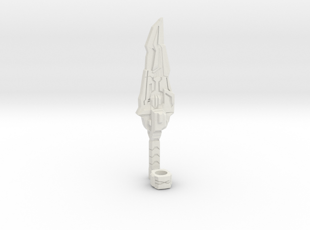 mini optimus sword wfc 3mm handle in White Natural Versatile Plastic