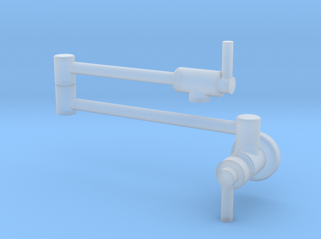 Pot Filler: Side Contemporary (Stationary) in Smooth Fine Detail Plastic