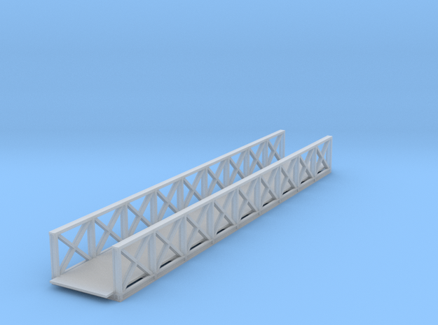 Medford foot bridge Z scale in Tan Fine Detail Plastic