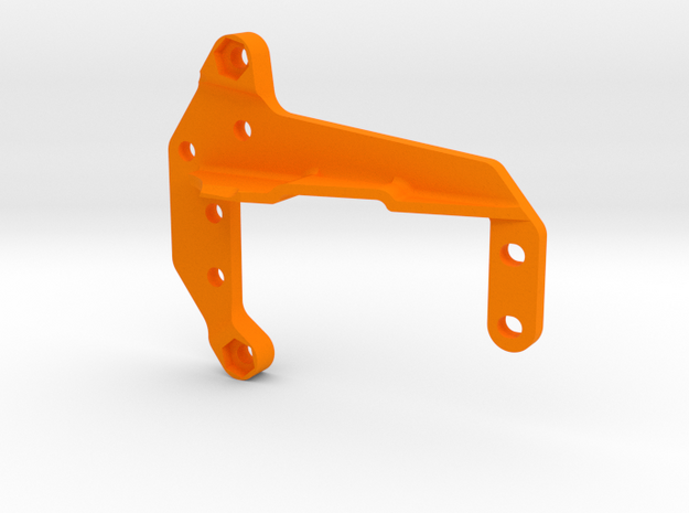 Mini Front 4-link Plate in Orange Processed Versatile Plastic