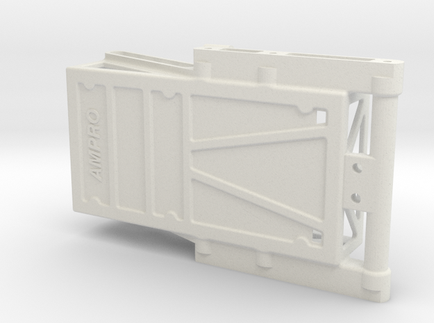 AS2023-01 Axial SCX10 II F100 Rear Tray Assy in White Natural Versatile Plastic