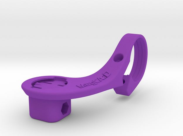 Garmin Out Front Aero Mount - Hope LED Light in Purple Processed Versatile Plastic