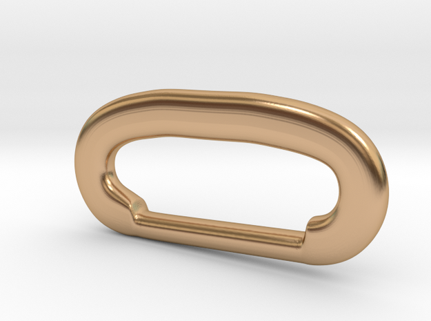 Simple Buckle from Great Shelford in Polished Bronze