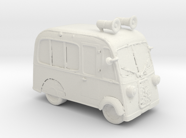1946 IH Ice Cream truck 1:160 scale in White Natural Versatile Plastic