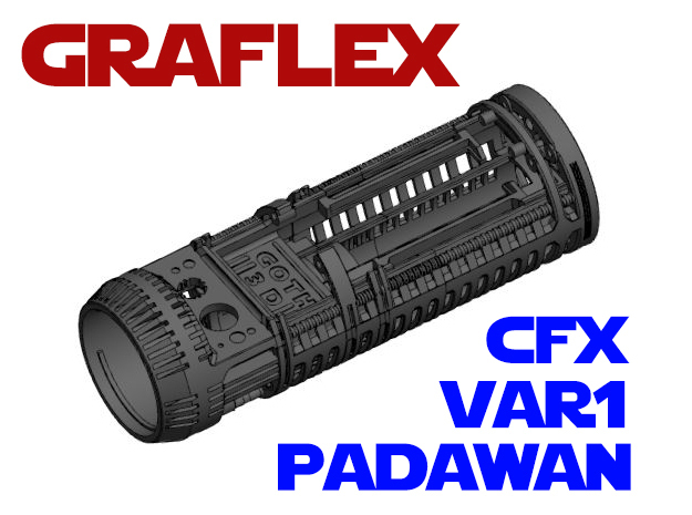 Graflex Padawan Var1 - CFX in White Natural Versatile Plastic