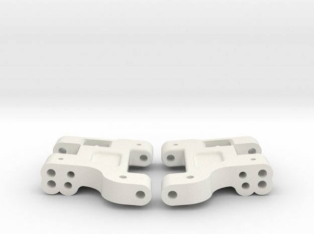 MO30-3 Tamiya TL-01 Advanced suspension arms in White Natural Versatile Plastic