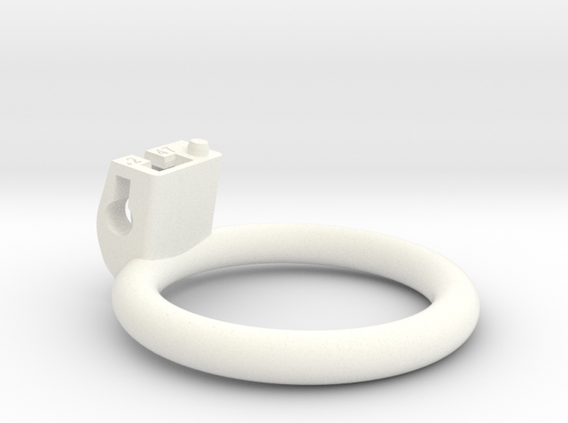 Cherry Keeper Ring - 47mm Flat +2° in White Processed Versatile Plastic