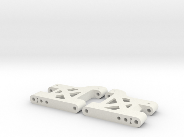 MO28-1 - 37.5mm (Stock) LW rear suspension arms  in White Natural Versatile Plastic