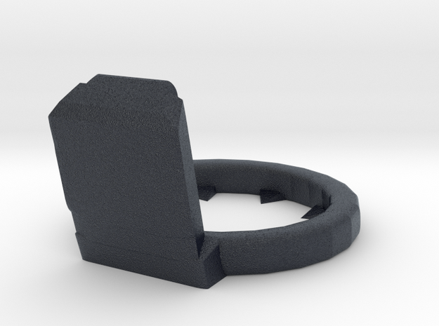 40mm 8x4 Retainer in Black PA12