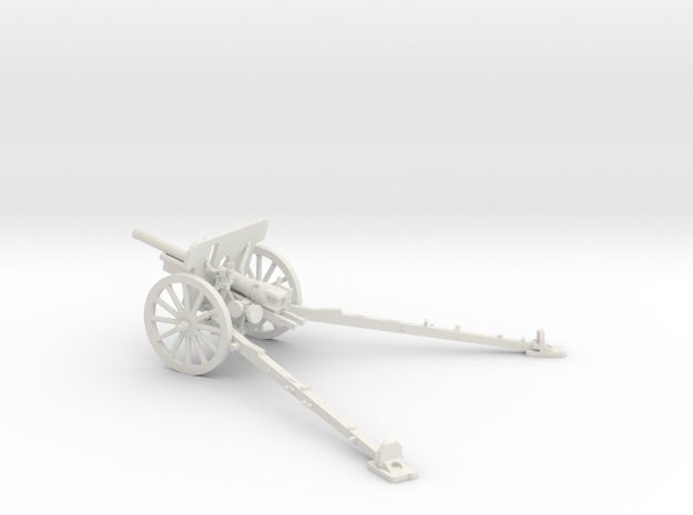 1/35 IJA Type 94 75mm Mountain Gun in White Natural Versatile Plastic