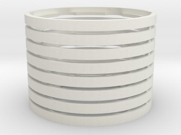 Ring-Beadlock-2.2-full-X8 in White Natural Versatile Plastic