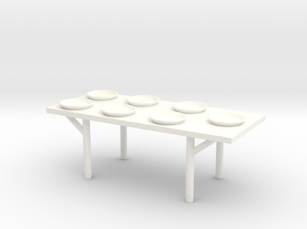 Lost in Space Equipment - Table in White Processed Versatile Plastic