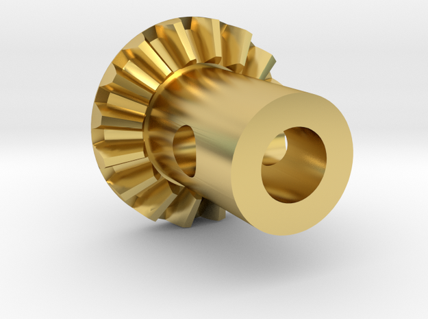 Make It RC 16 Tooth Ring Gear for MA10 Axle in Polished Brass