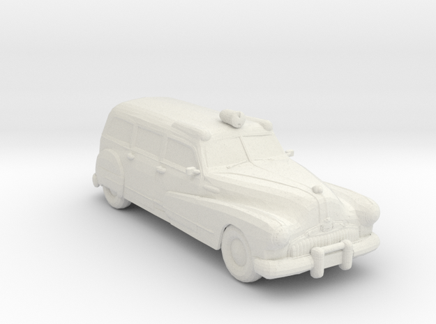 1947 Ambulance 1:160 Scale in White Natural Versatile Plastic