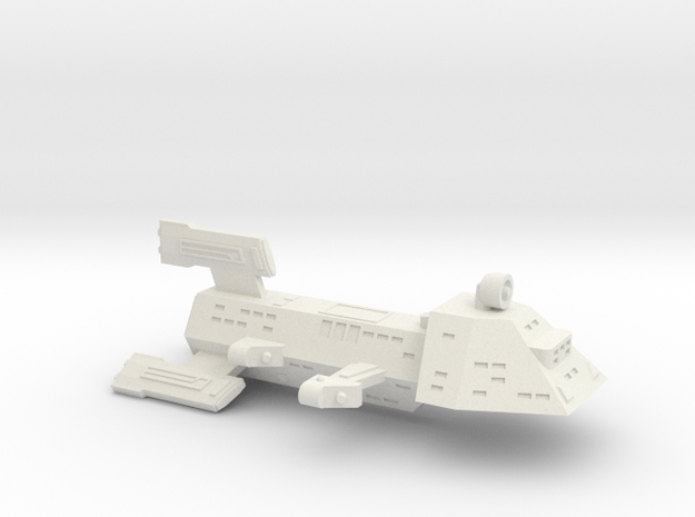 3788 Scale Kzinti Destroyer Leader (DDL) SRZ in White Natural Versatile Plastic