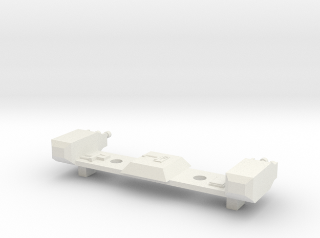 Under Belly Guns fixed in White Natural Versatile Plastic