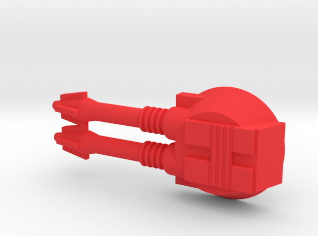 Starcom - Sixshooter - Laser gun in Red Processed Versatile Plastic