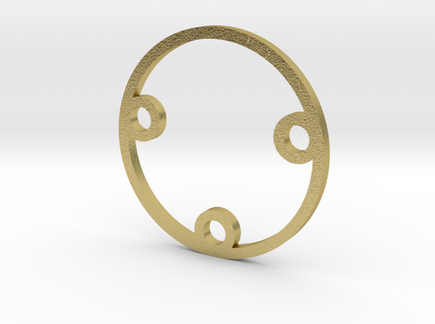Part 01 spacer in Natural Brass