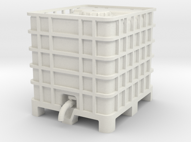 IBC Container 1 12 in White Natural Versatile Plastic
