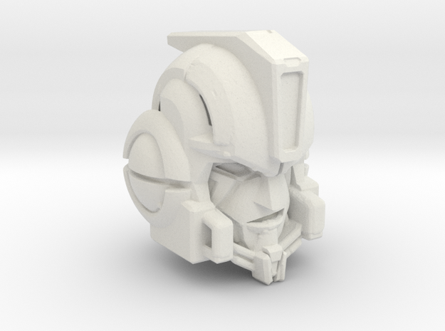 Age of Extinction Voyager Ironhide Head for AOE Ho in White Natural Versatile Plastic