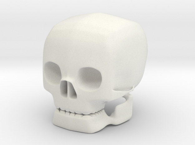 skull solid in White Natural Versatile Plastic