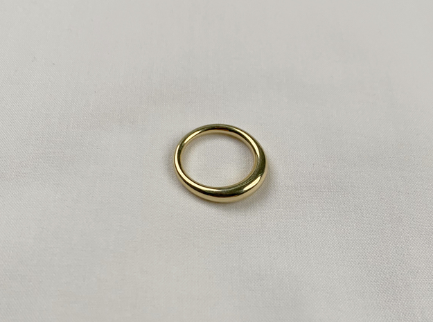 Standard Circle Ring in 18k Gold: 4 / 46.5