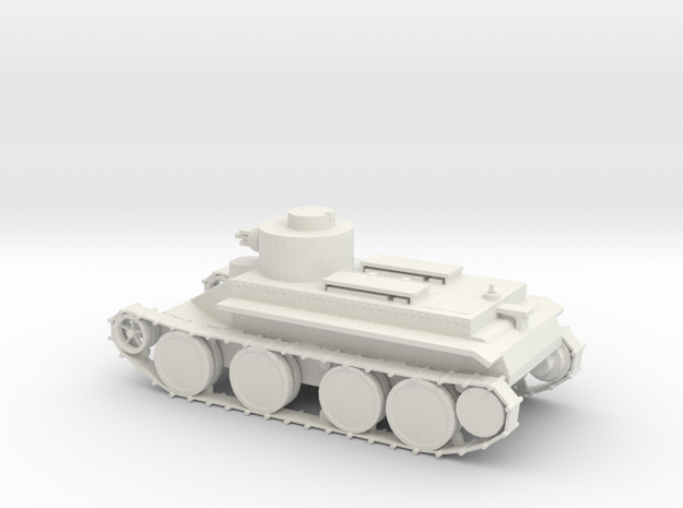 1/48 Scale M1931 Medium Tank in White Natural Versatile Plastic