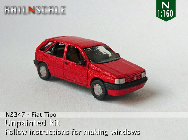 Fiat Tipo (N 1:160) in Tan Fine Detail Plastic